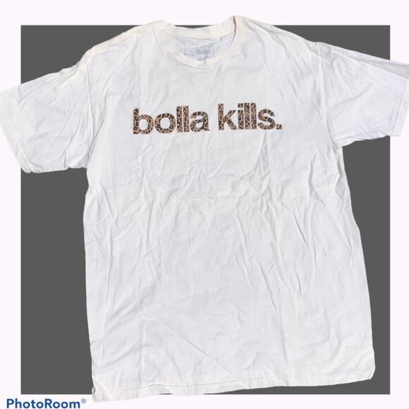 Bolla kills tshirt Text Size Large - Picture 1 of 4
